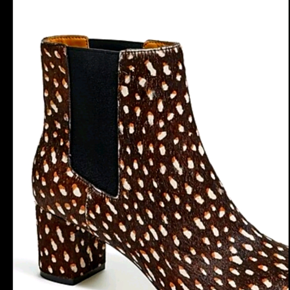J crew hair ankle boots